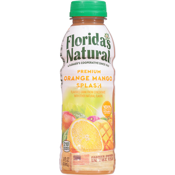 Florida's Natural Orange Mango Splash 14 oz Bottles – Florida's