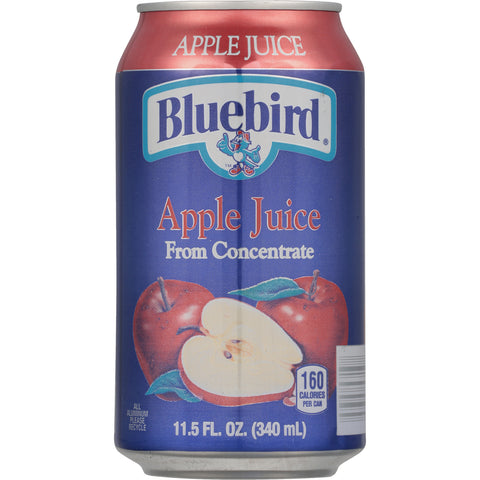 Bluebird Apple Juice 11.5oz Cans