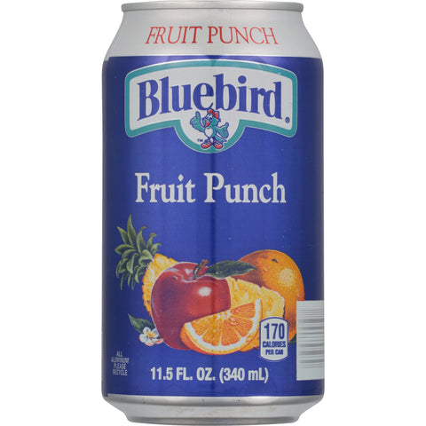 Bluebird Fruit Punch 11.5oz Cans