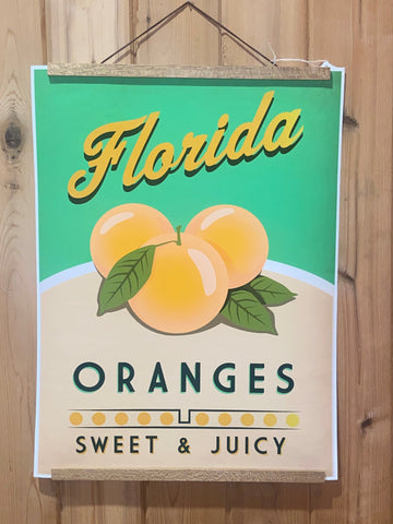 Florida Oranges Poster