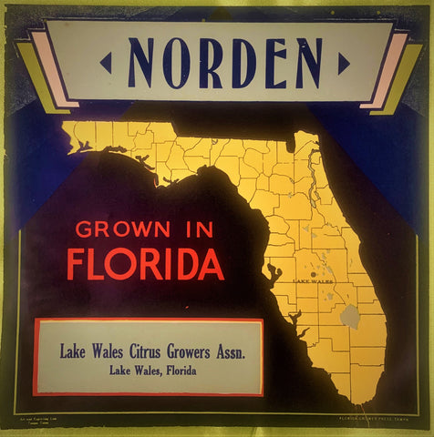 Crate Label - NORDEN Citrus