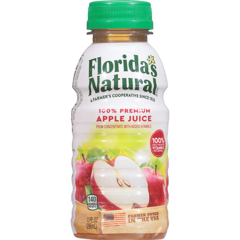 Florida's Natural Apple Juice 10 oz Bottles
