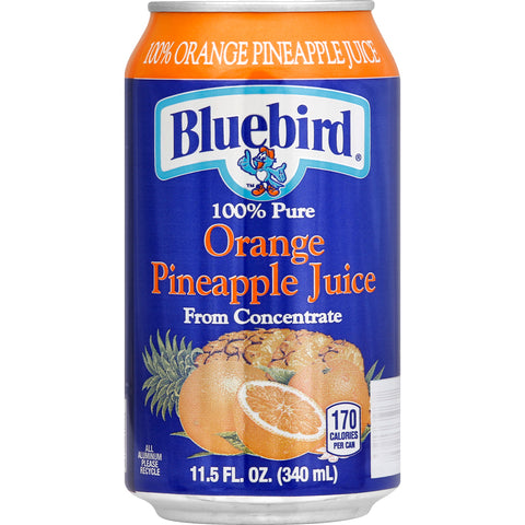 Blue Bird Orange Pineapple Juice 11.5oz Cans
