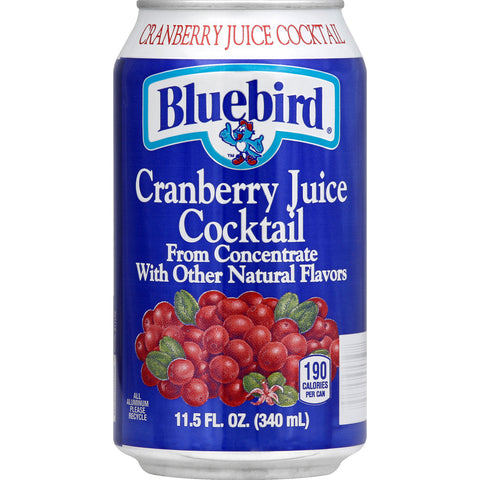 Blue Bird Cranberry Juice 11.5oz Cans
