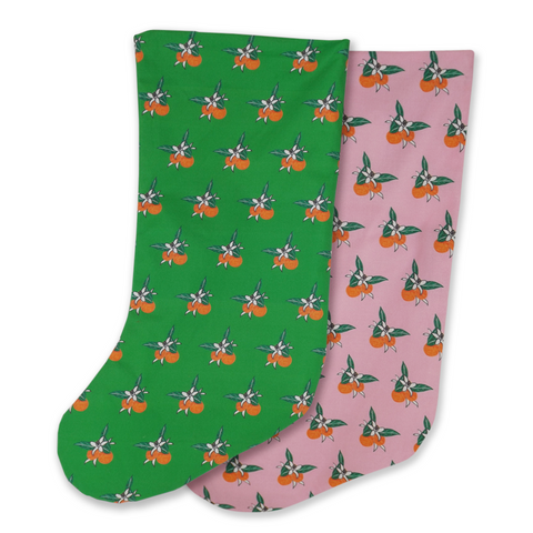 Citrus Christmas stockings