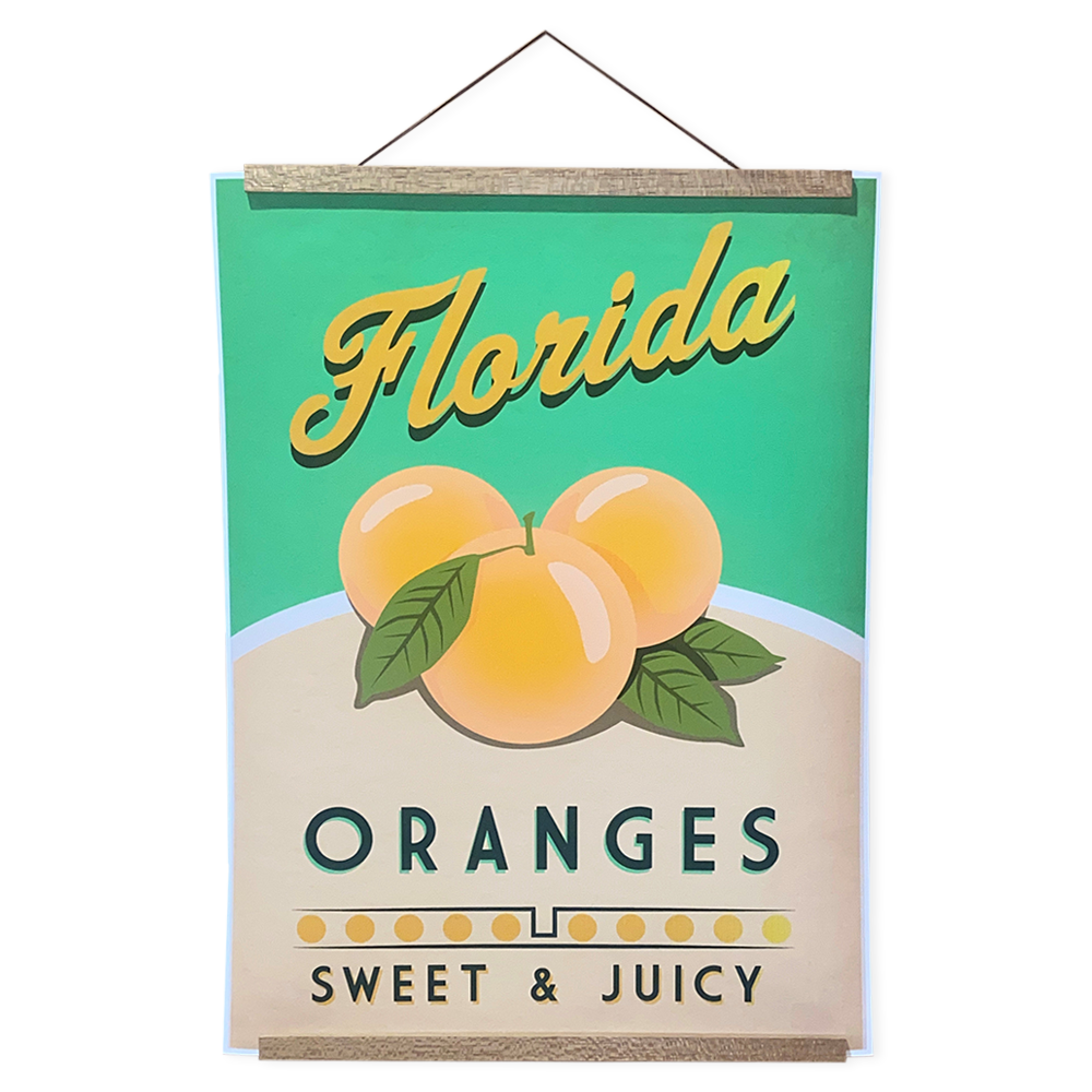 Florida Oranges Poster