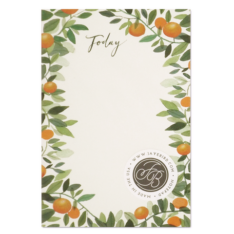 Notepad - Jaye Bird Designs