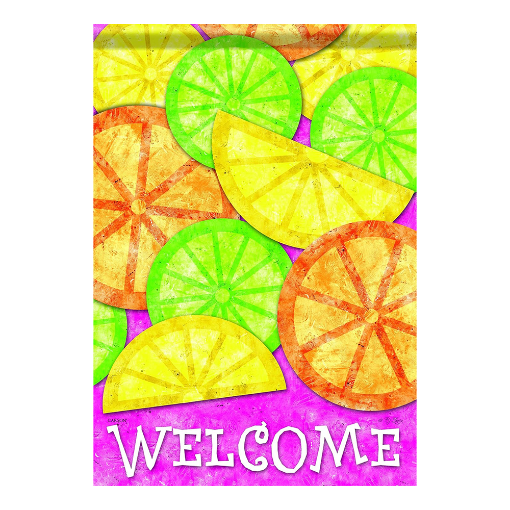 Double Sided Citrus Flag