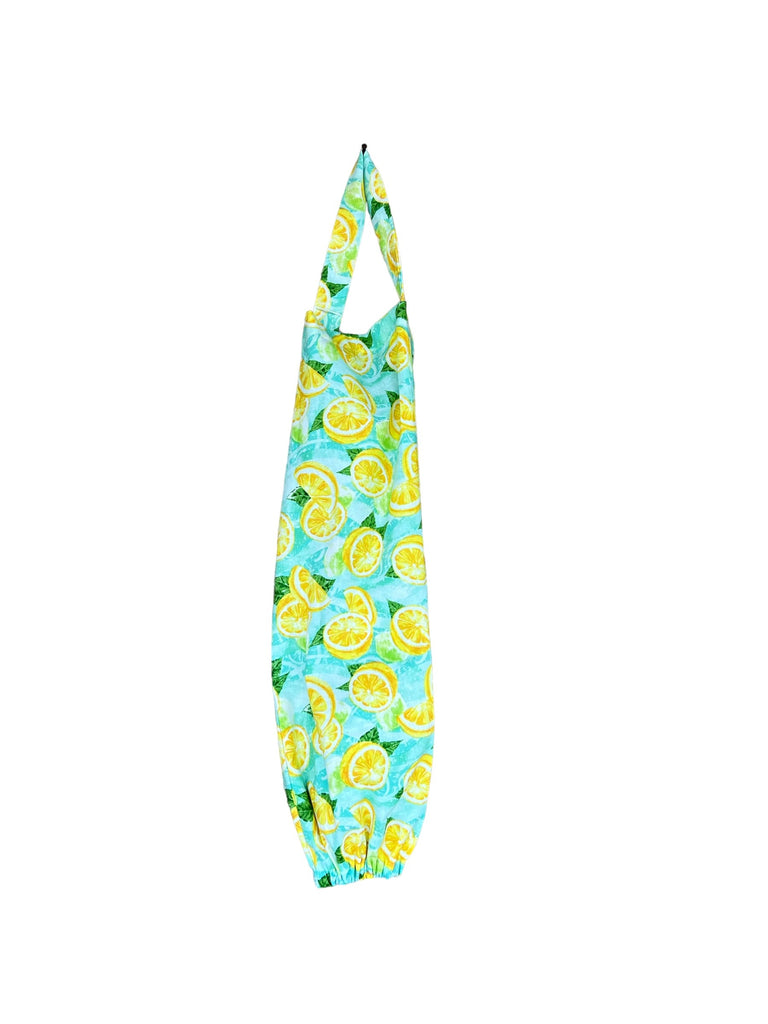 Citrus Print Plastic Bag Holder