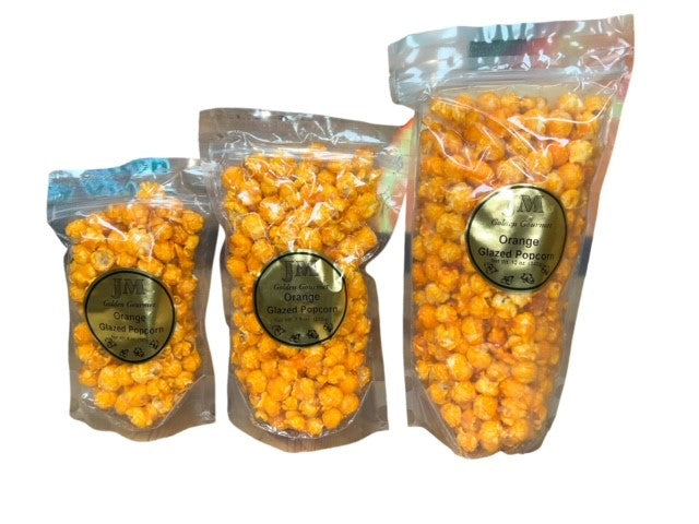 Orange Glazed Popcorn