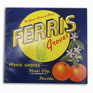 Crate Label - Ferris Groves