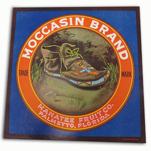 Crate Label - Moccasin Brand
