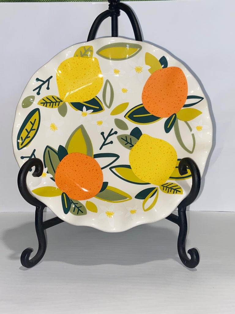 Citrus Ruffle Plate