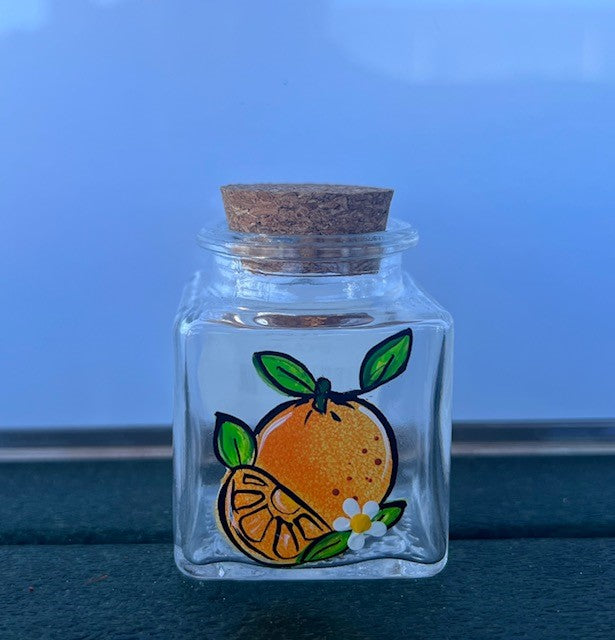 Oranges & Blossom Spice Jar