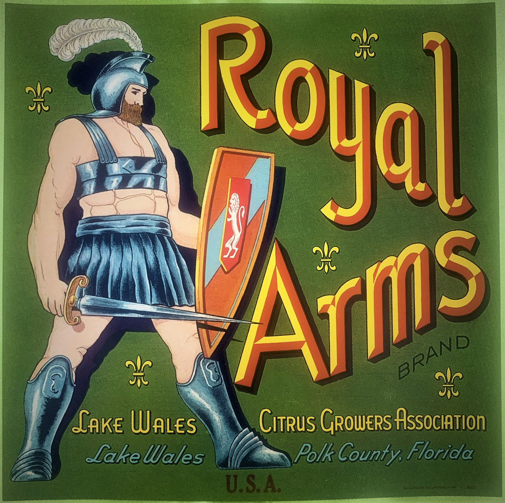 Crate Label - Royal Arms Citrus